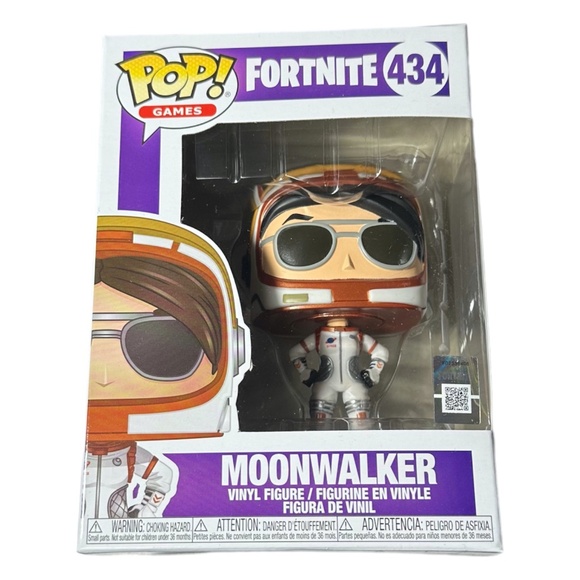 Funko Pop! Games Fortnite Moonwalker #434 Vinyl DAMAGED - Picture 1 of 4